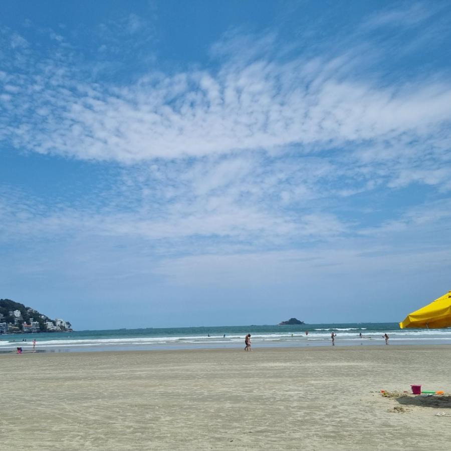 Apartamento Sol Dourado Vista Mar Guaruja Enseada Luaran gambar